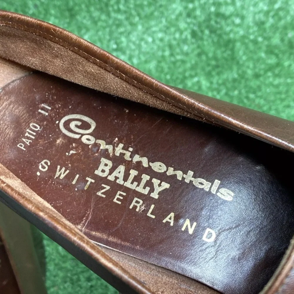 Bally Vintage‎ Men's Brown Loafers Size 9 EEE Switzerland Made